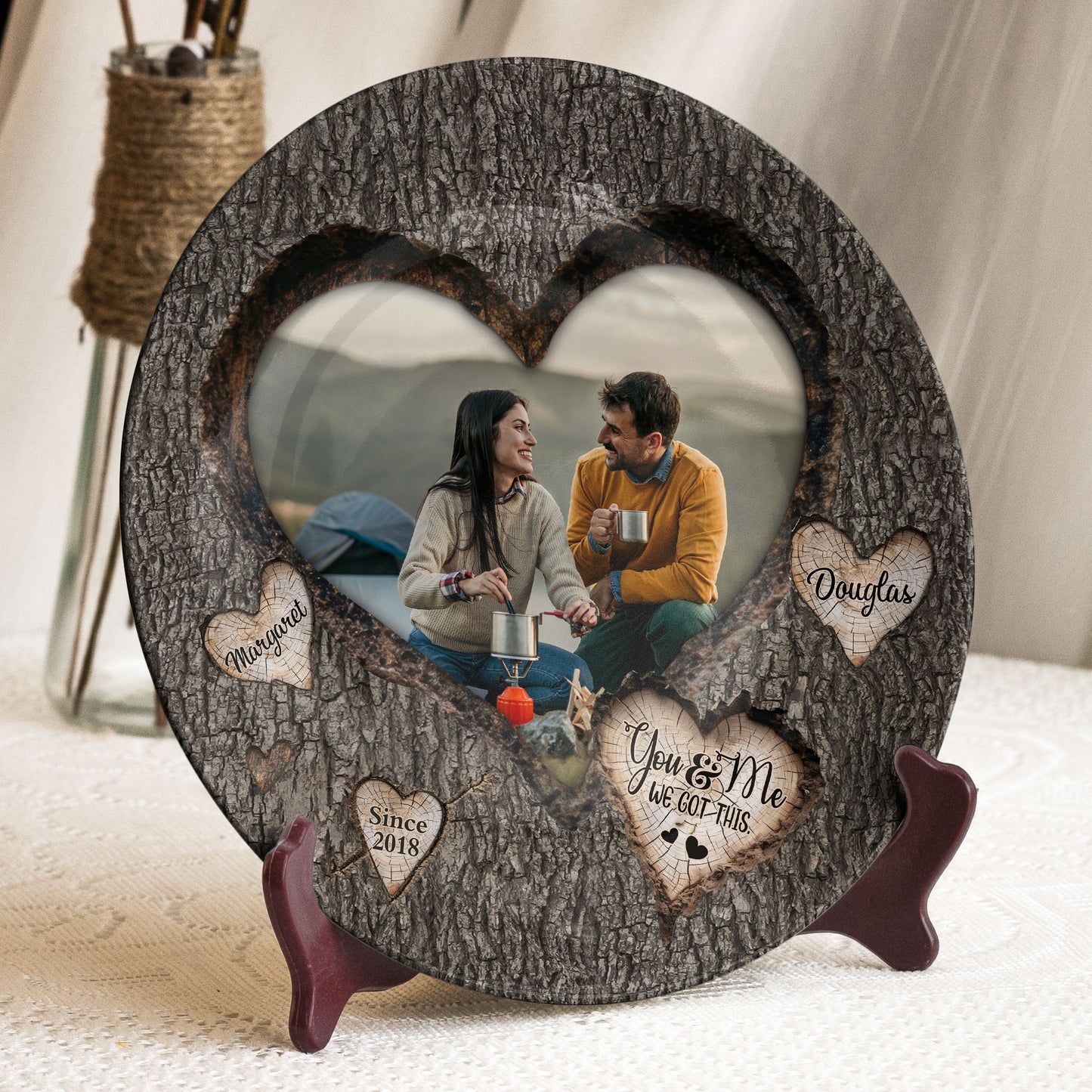 I'm Yours No Returns Or Refunds - Personalized Photo Ceramic Plate