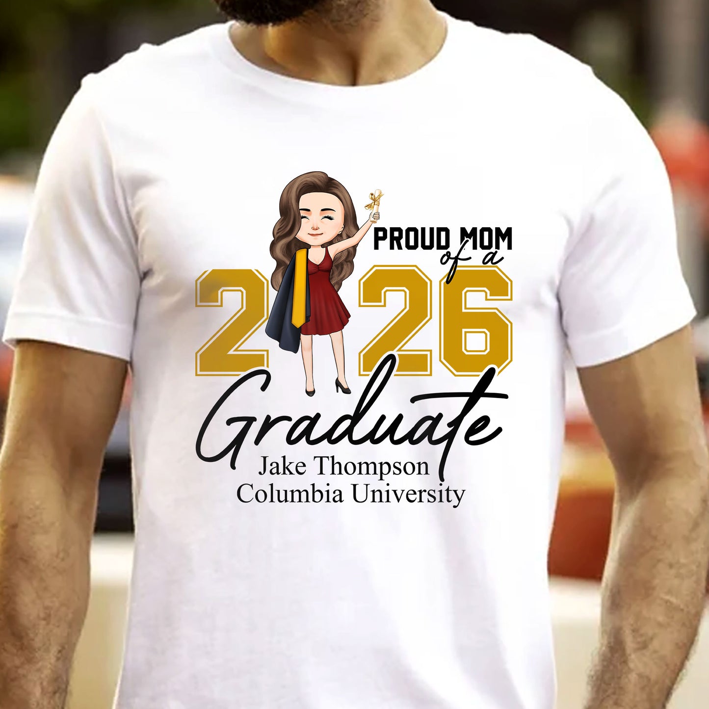 Proud Family Of A Graduate - Personalized Shirt