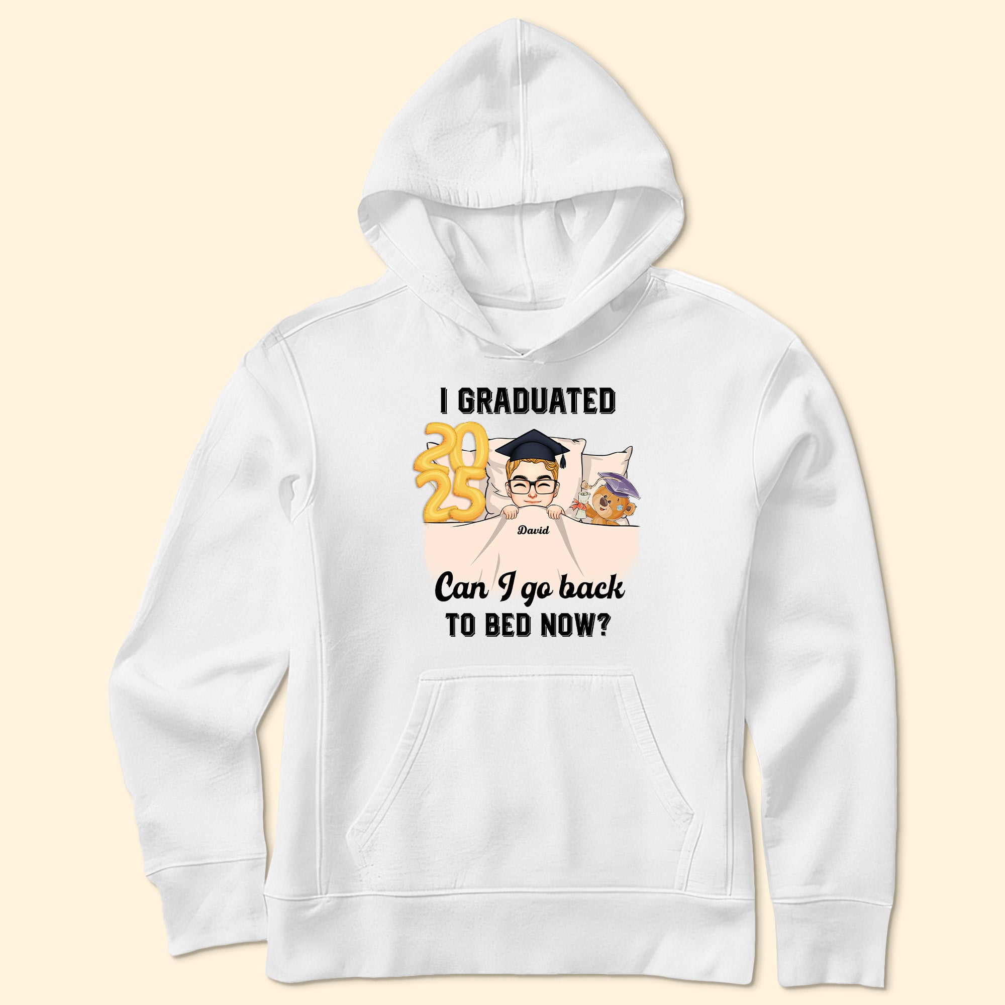 Can I Go Back To Bed Now Man Version - Personalized Shirt