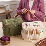 Mom Grandma Birth Flower - Personalized Knitting Bag 2
