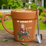 My Gardening Mug - Custom With Birthflower & Cute Character, Gifts For Her - Personalized Mug 2