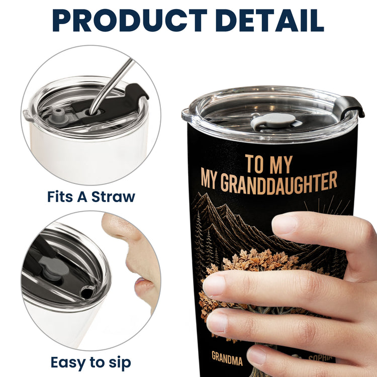 My Greatest Little Blessing Gift For Granddaughter Grandson - Personalized Tumbler 5