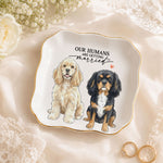 My Humans Are Getting Married Wedding Engagement Gifts For Bride - Personalized Jewelry Dish 6