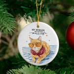 My Humans Are Getting Married Wedding Engagement Gifts - Personalized Ornament 5