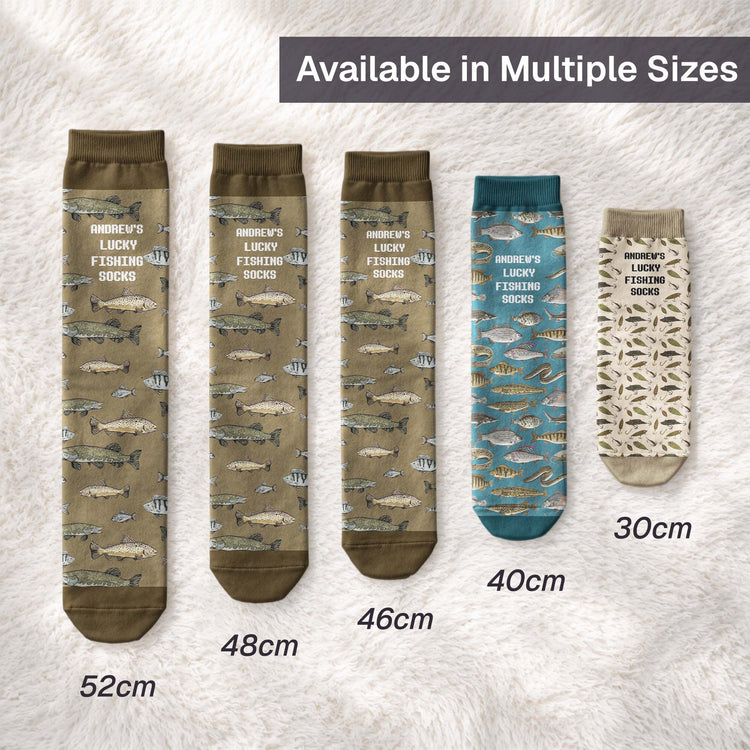 My Lucky Fishing Socks - Personalized Socks 3