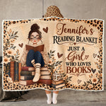My Reading Blanket - Gifts For Her, Book Lovers, Daughter, Sister, Wife - Personalized Blanket 1