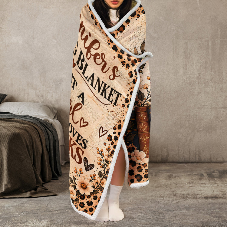 My Reading Blanket - Gifts For Her, Book Lovers, Daughter, Sister, Wife - Personalized Blanket 5