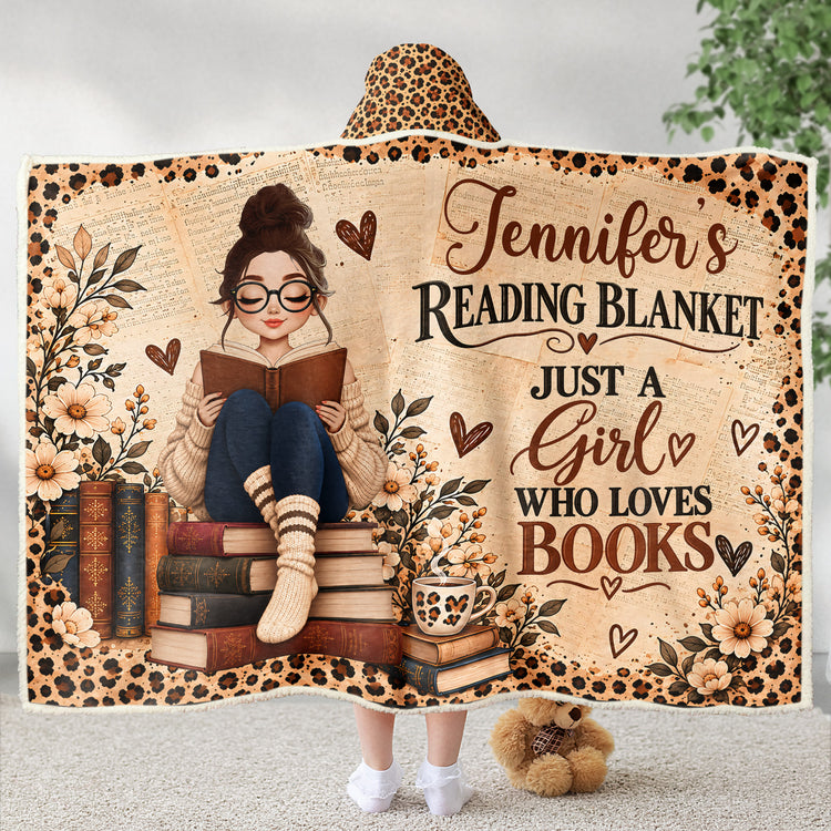 My Reading Blanket - Gifts For Her, Book Lovers, Daughter, Sister, Wife - Personalized Blanket 6