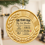 My Running Moment - Personalized Ornament 1