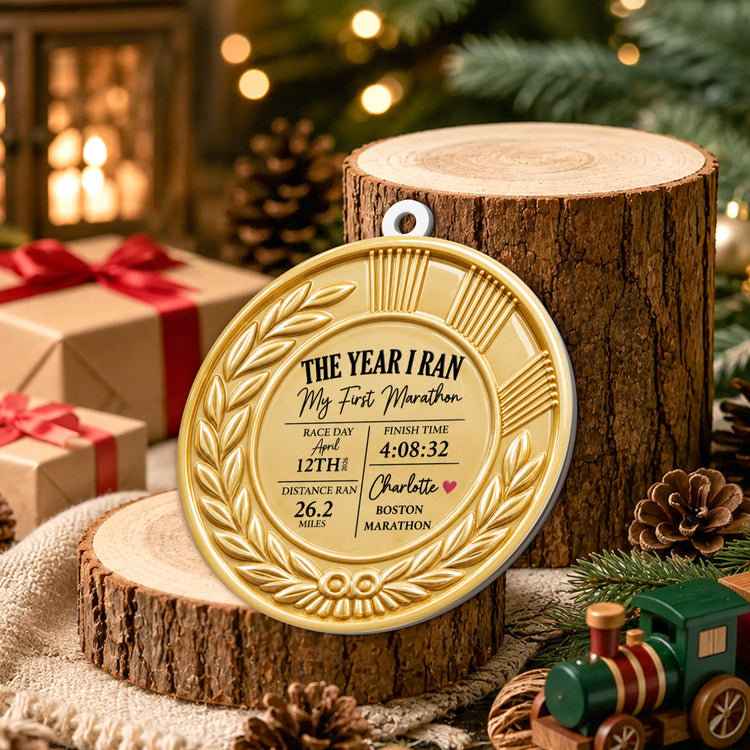 My Running Moment - Personalized Ornament 5