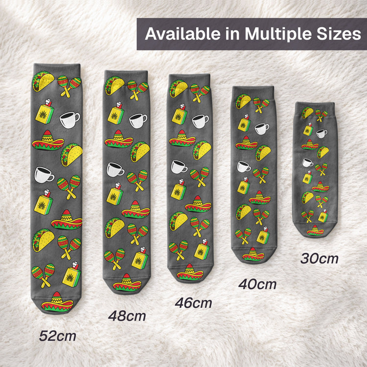 Nacho Avarage Gifts For Boss, Coach, Nurse, Teacher - Personalized Socks 3