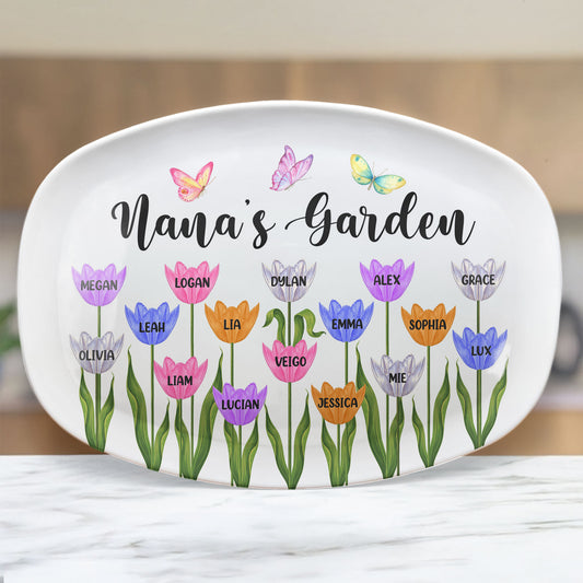 Nana's Garden - Personalized Platter