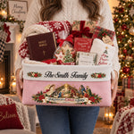 Nativity The Greatest Gift Of All - Decors Christian Gifts For Family - Personalized Storage Basket 4