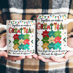 Never Forget That You Are The Piece That Made The Difference - Coworker Thank You - Personalized Mug 4