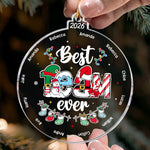 Never Forget The Difference You Make Best Team Custom Name Coworkers Gifts - Personalized Ornament 2
