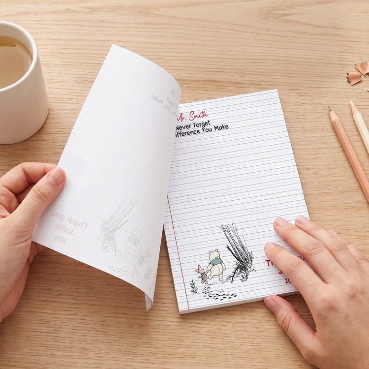 Never Forget The Difference You Make - Thank You Gift For Boss, Teacher, Mentor - Personalized Notepad 2
