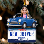 New Driver Custom State Car Plate First Teenager Car Gift - Personalized Ornament 2