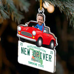 New Driver Custom State Car Plate First Teenager Car Gift - Personalized Ornament 5