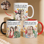 No One Will Ever Be As Entertained By Us As Us Custom Watercolor Friends Photo Gifts For Her - Personalized Mug 1