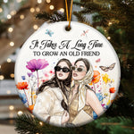 No One Will Ever Be As Entertained By Us As Us Custom Watercolor Photo New Version - Personalized Ornament 5