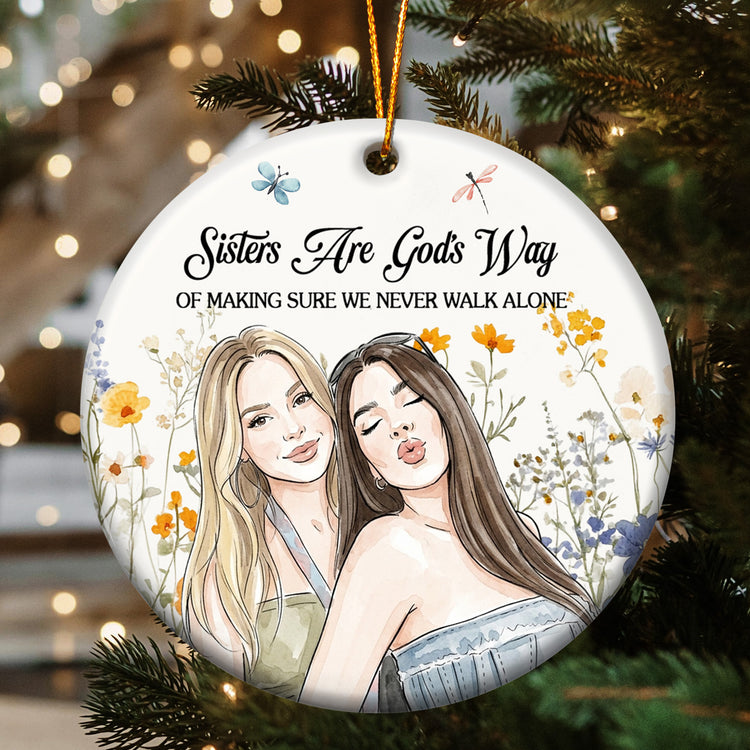 No One Will Ever Be As Entertained By Us As Us Custom Watercolor Photo New Version - Personalized Ornament 6
