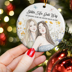 No One Will Ever Be As Entertained By Us As Us Custom Watercolor Photo New Version - Personalized Ornament 8