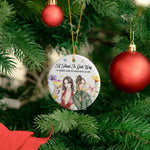 No One Will Ever Be As Entertained By Us As Us Custom Watercolor Photo New Version - Personalized Ornament 10