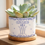 No One Will Ever Be As Entertained By Us As Us - Personalized Plant Pot 1