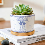 No One Will Ever Be As Entertained By Us As Us - Personalized Plant Pot 2