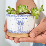 No One Will Ever Be As Entertained By Us As Us - Personalized Plant Pot 3