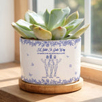 No One Will Ever Be As Entertained By Us As Us - Personalized Plant Pot 5