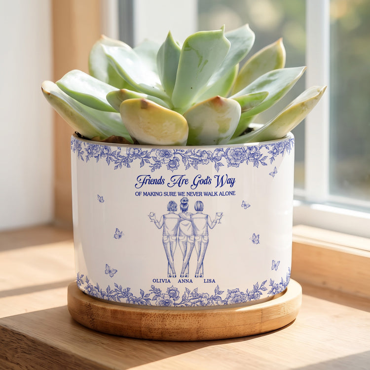 No One Will Ever Be As Entertained By Us As Us - Personalized Plant Pot 6