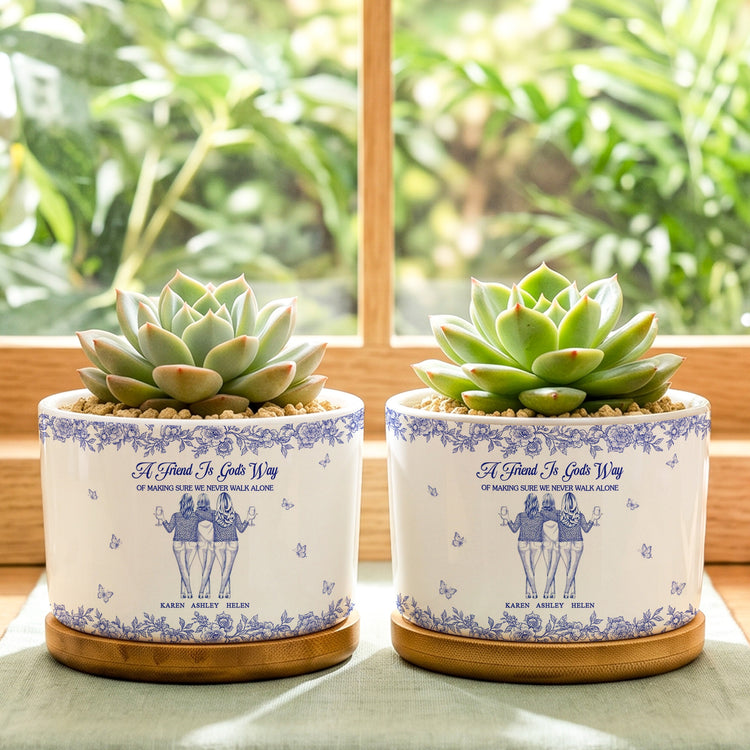 No One Will Ever Be As Entertained By Us As Us - Personalized Plant Pot 12