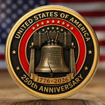 American Symbol 250 Years Of Freedom Liberty Bell - Coin