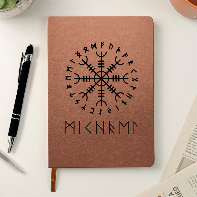 Norse Mythology, Name In Viking Runes - Personalized Journal 2