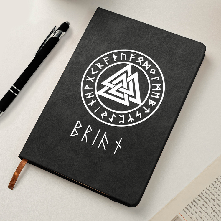 Norse Mythology, Name In Viking Runes - Personalized Journal 5
