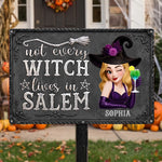 Not Every Witch Lives In Salem - Personalized Metal Sign 1