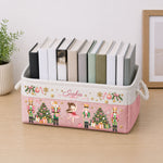 Nutcracker, Ballet, Christmas Organizer, Gift For Ballet Lover, Ballerina - Personalized Storage Basket 1