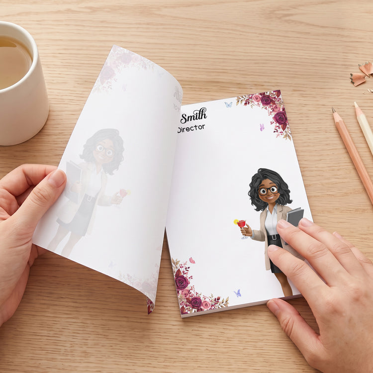 Office Desk Decor - Gift For Colleagues, Coworkers, Boss - Personalized Notepad 2