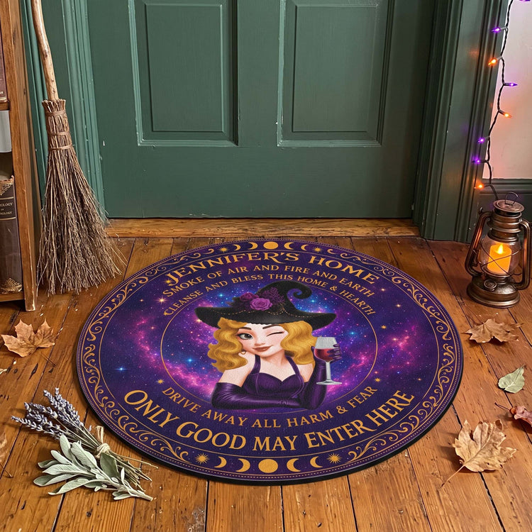 Only Good May Enter Here Witch Home Room Decor - Personalized Doormat 3