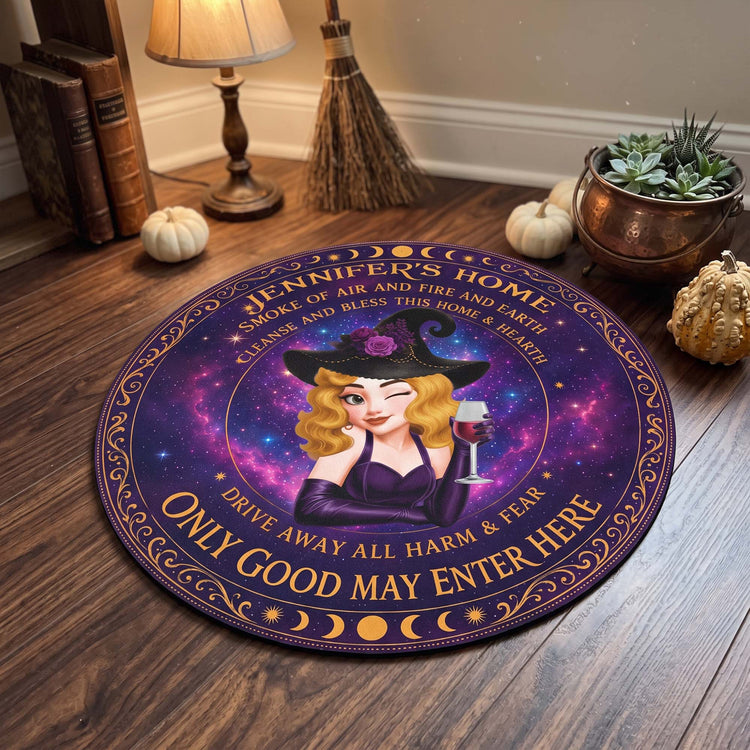 Only Good May Enter Here Witch Home Room Decor - Personalized Doormat 4