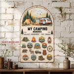 Our Camping Adventures - Personalized Magnet Board 2