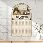 Our Camping Adventures - Personalized Magnet Board 3