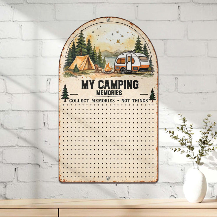 Our Camping Adventures - Personalized Magnet Board 4