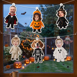 Our Family Custom Photo Halloween - Personalized Garland Banner 2