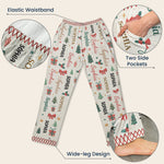 Our Family Matching Word Art - Personalized Lounge Pants 7