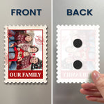 Our Family Postage Stamp - Personalized Magnet 5