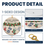 Our First Christmas As A Family Stocking - Personalized Ornament 5