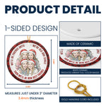 Our Friendship Is Endless Custom Photo Watercolor Besties Gift - Personalized Ornament 7