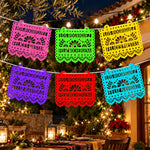 Papel Picado Con Nombre Personalizado - Decoración Para El Hogar Y Navidad - Guirnalda de Banderines Personalizada  2